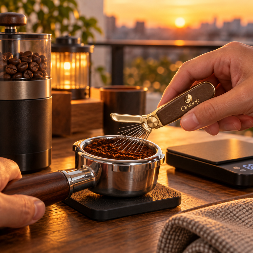 Orvanp™ FoldNeedle Espresso Rake